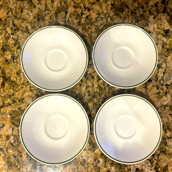 4 TIFFANY & CO. Staffordshire Gardens cups & saucers by Johnson Brothers - Picture 8 of 13